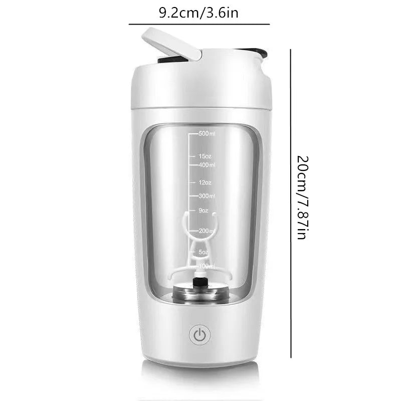 Electric Protein Shaker Cup with Powder Storage